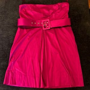 New York & Company bright pink dress